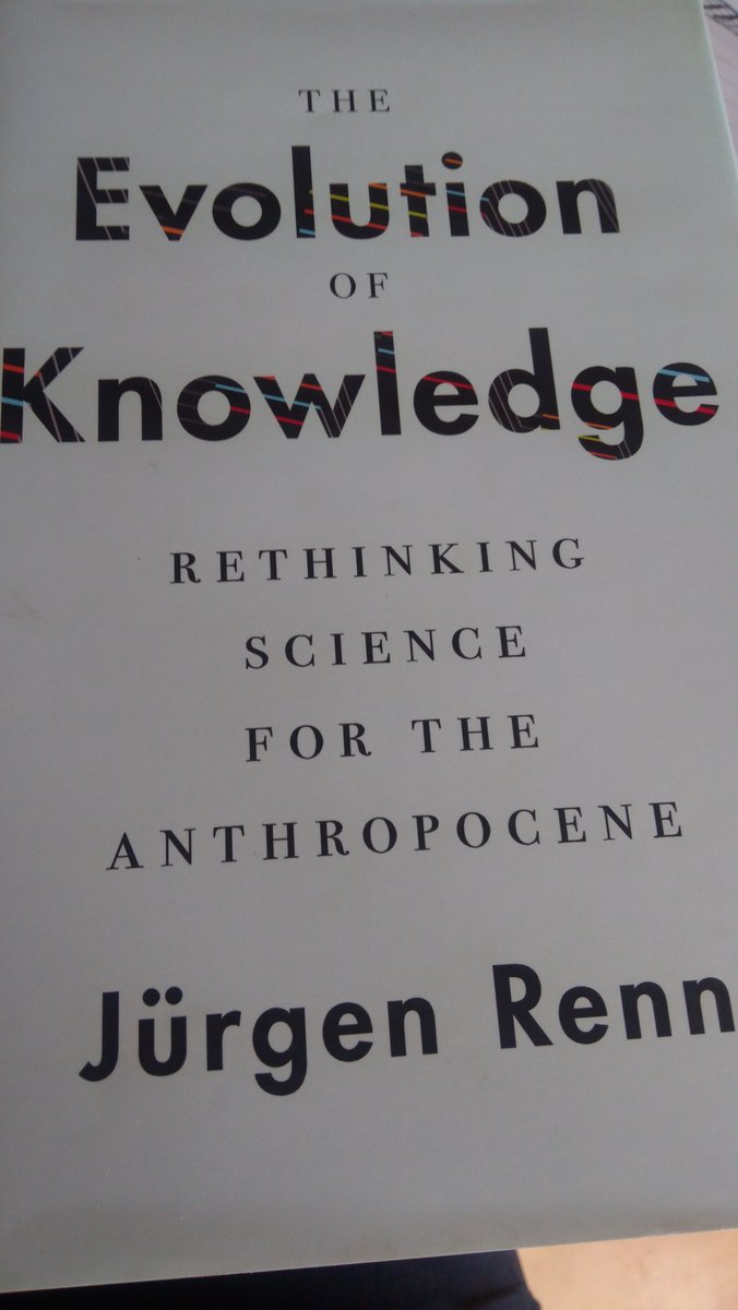 SC_Casini's tweet image. For the first time in six months I&apos;ve been able to start reading a new book. Just a few pages to begin with. And what a book! #JurgenRenn #historyofknowledge #anthropocene