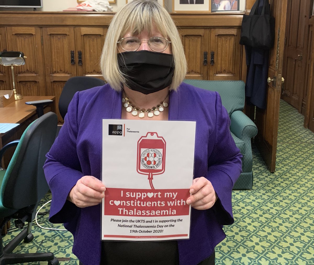 I'm supporting #NationalThalassemiaDay today. 

My colleague @Bambos_MP is doing a brilliant job as Chair of the APPG for Sickle Cell and Thalassemia, promoting and strengthening the lifelong and difficult struggle of patients who suffer from this severe blood disease.