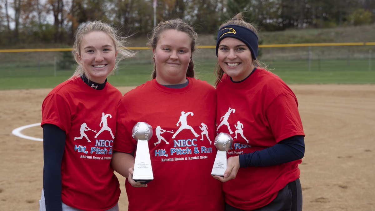 NECCHitPitchRun's tweet photo. Softball Team Champion - Fairfield 🥎 

Left —> Right

Mackayla Stutsman (Runner)
Madison Berkey (Hitter)
Brooke Sanchez (Pitcher)

#necchitpitchrun #jaydenstrong https://t.co/TQCWJMJ9si