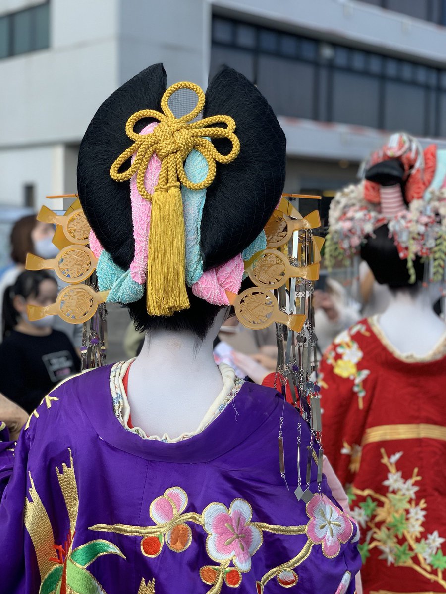 太夫 #上臈 #花魁 #上臈道中 #カツラ #鬘 #伊達兵庫 #下関市 #下関 #日