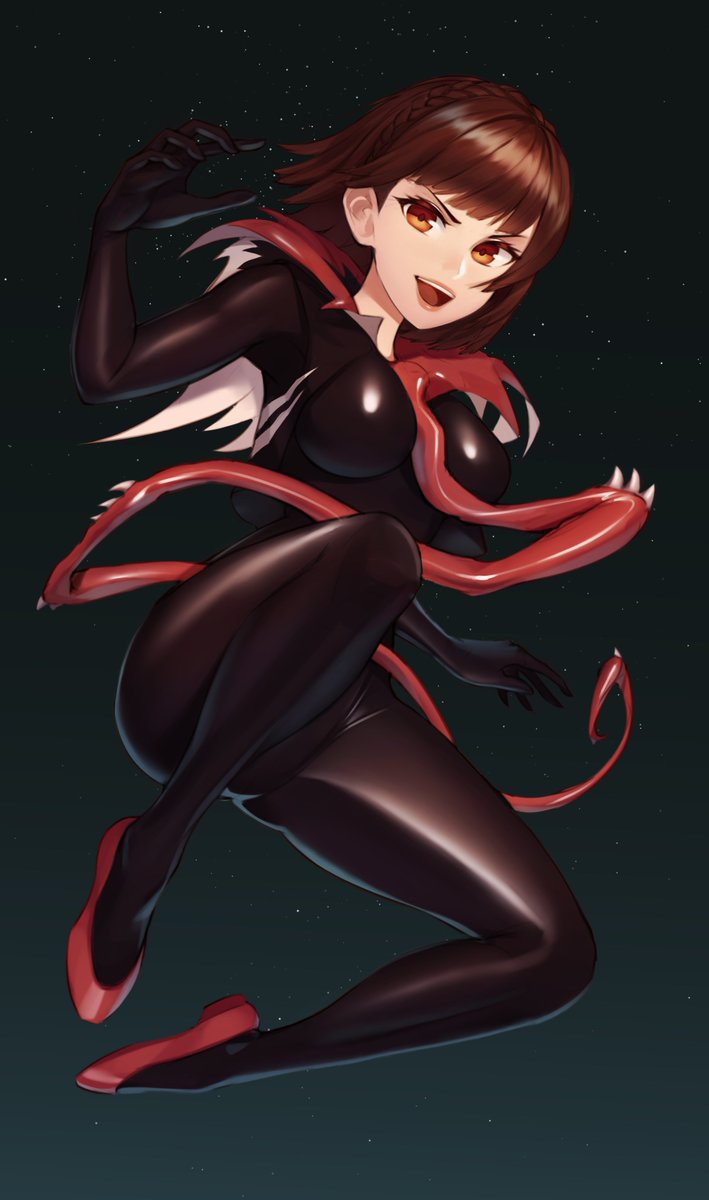 Makoto in Gwenom's outfit for @Aigiseth!

#P5 #Persona5