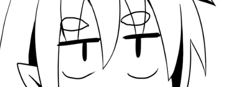 #目だけでフォロワーさんを惚れさせる  
基本黒丸にハイライト1つ、それとT字
あとはギャグテイスト
※すべて小烏丸 