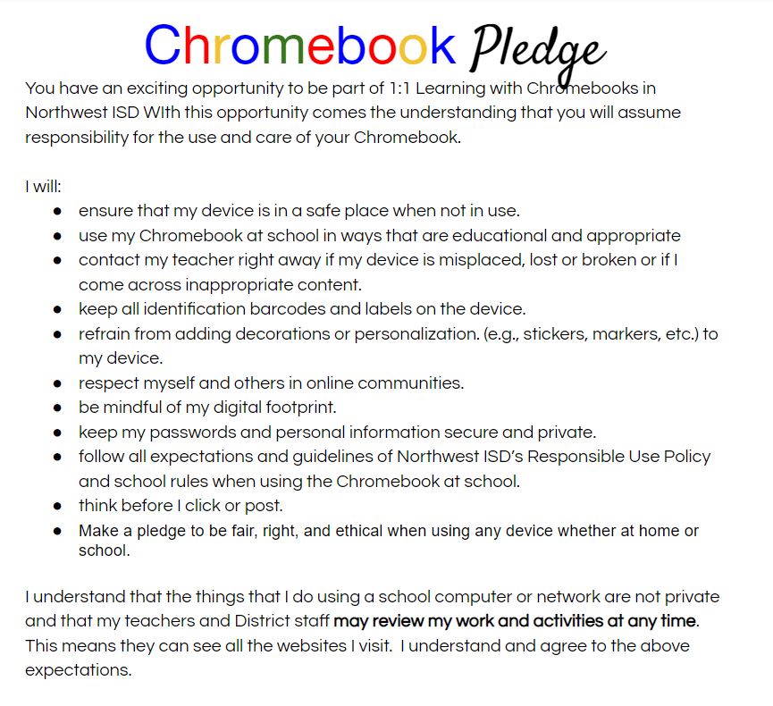MrsA_Guy's tweet photo. On Friday, all @HasletElem 3rd graders took the Chromebook pledge. We promise to be respectful, responsible and safe with all interactions, including on the internet and with our chromebooks! #1toWorldPromise @BehnerDebbie @PatMcKee1 https://t.co/rjp7L9c89S