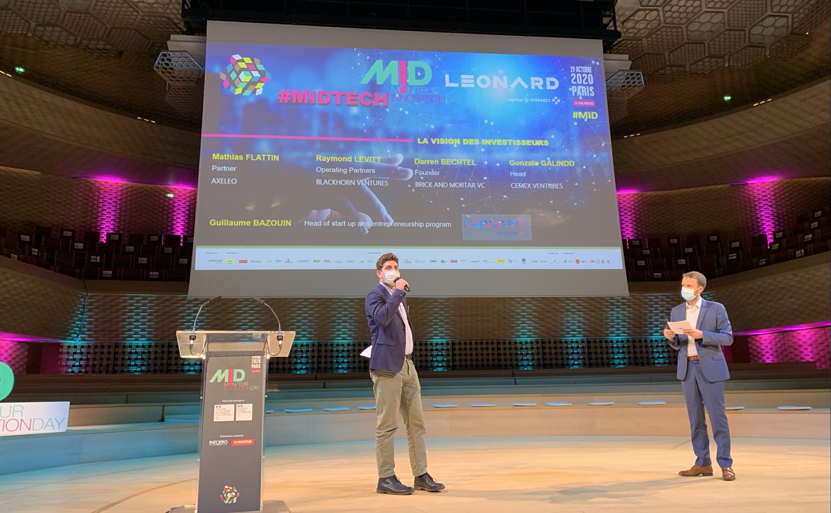 PierreMetivier's tweet photo. La vision des investisseurs présentée par Guillaume Bazoin @weareleonard by @Vinci #MID #MID2020 #MIDendirect #MIDtech https://t.co/kUrz30ePrR