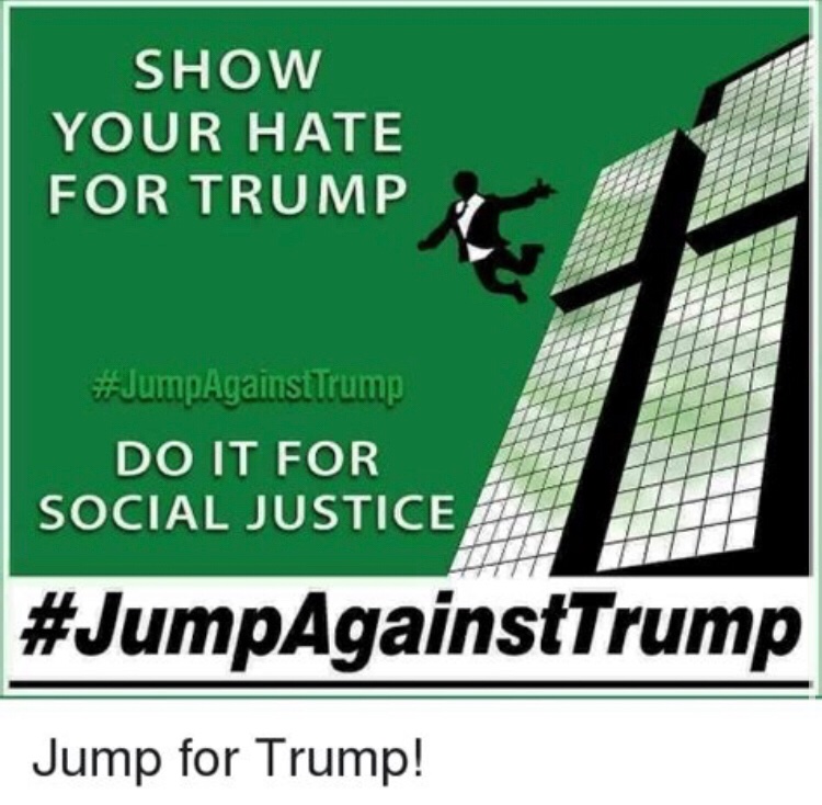 NycQuint's tweet photo. Lets show Drumpf we mean business! #JumpAgainstTrump #JumpForJustice https://t.co/cvulSFUEki