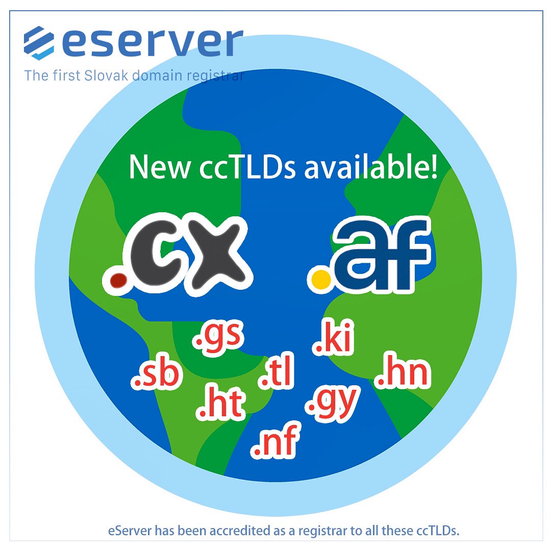 eserver_eu's tweet image. eServer has been accredited as a registrar of these ccTLDs: .cx, .gs, .af, .ht, .hn, .gy, .ki, .sb, .tl, .nf. 

👉 billing.sk.eserver.net/cart.php?a=add…

#domains #eserver #domainnames #domainsforsale
