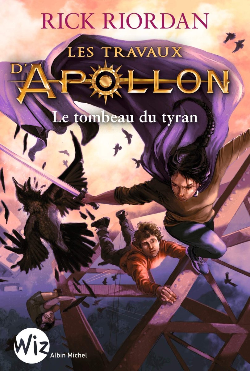 C) Les Travaux d'Apollon La suite direct des évènements de Héros de l'Olympe qui contient 5 tomes publiés entre 2016 et 2020 (le tome 5 sort à la fin du mois en France) pour vous expliquer de quoi ca parle je vais devoir spoiler légèrement la fin d'Héros de l'olympe