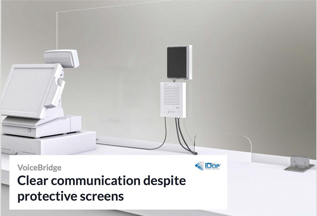 Change your customer-employee interactions for the better

Install a VoiceBridge #intercom on both sides of a COVID-19 protective wall and benefit from #echocancellation and #noisesuppression

Now available on #Amazon (amazon.com/dp/B08GY5XNVH?…)