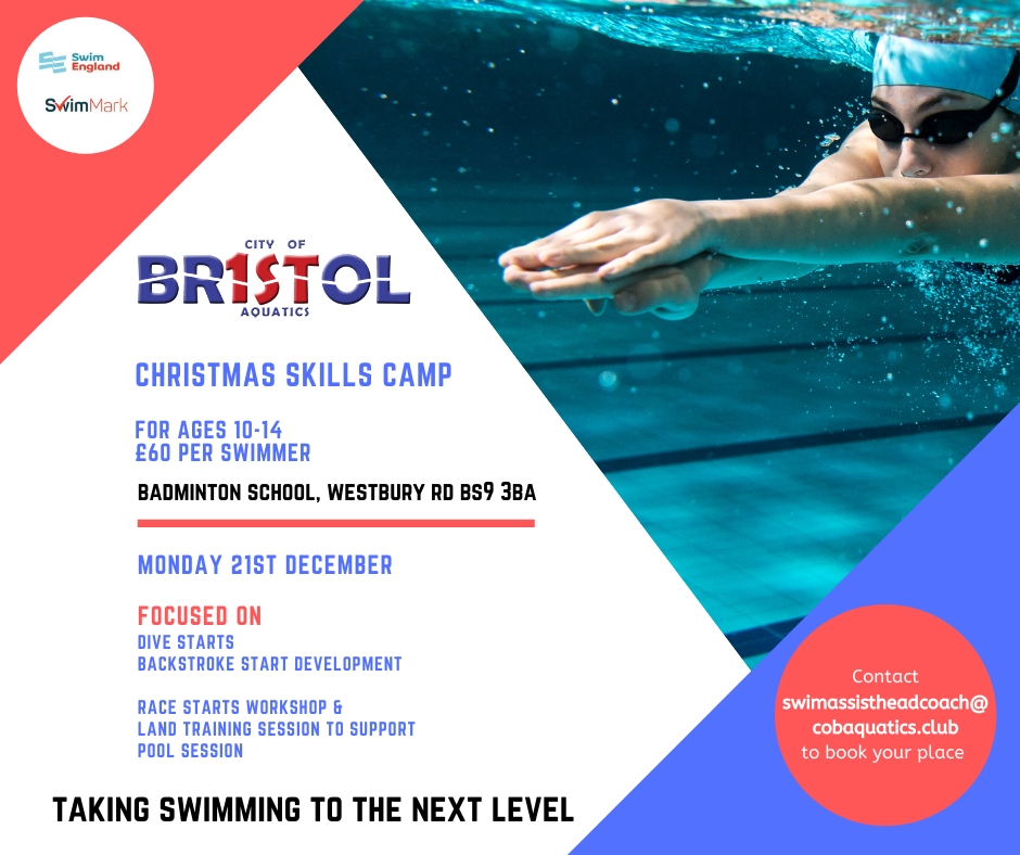 Will you be joining us for our Christmas Skills Clinic?

To secure your place contact: Swimassistheadcoach@cobaquatics.club

#Skills #Dive #Starts #Underwater #Fun