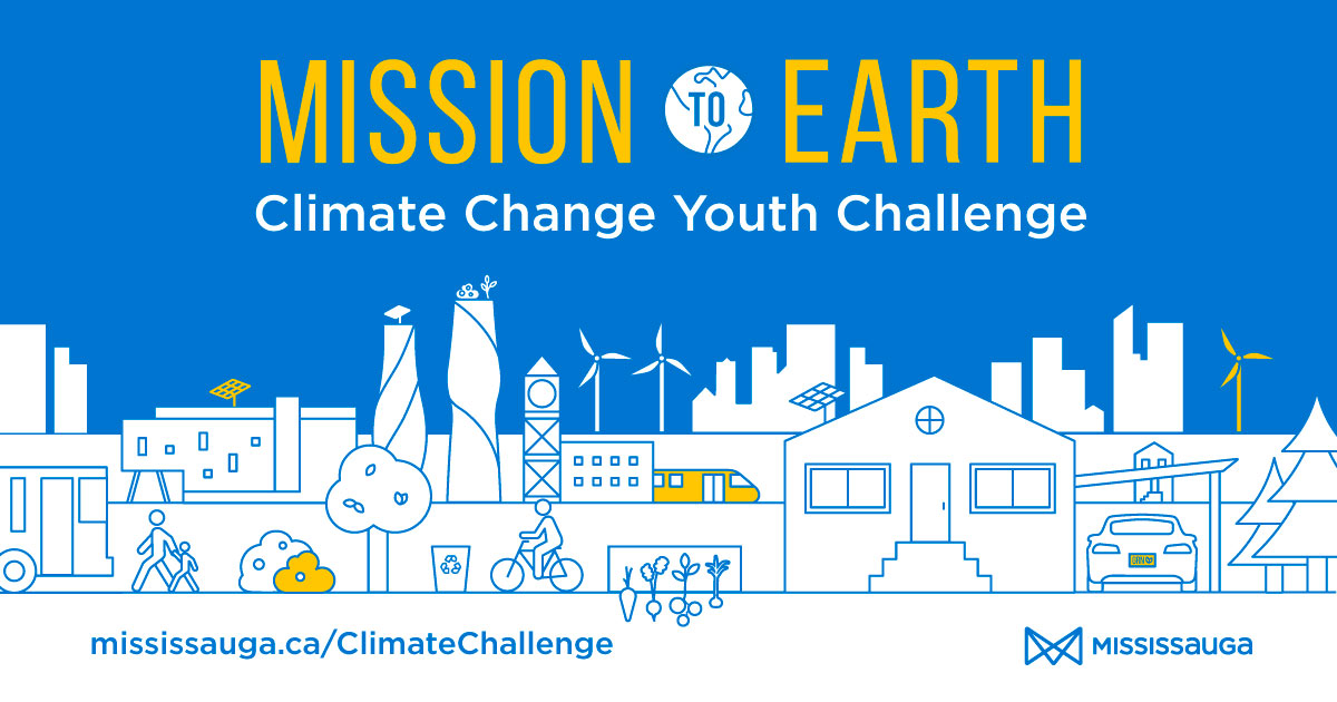 Climate change is here and there is no planet B. We must Mission to Earth and save our planet 🌎, starting with our cities! #SaugaClimateChallenge

Learn more about Mississauga’s Climate Change Youth Challenge ➡️ mississauga.ca/climatechallen…
