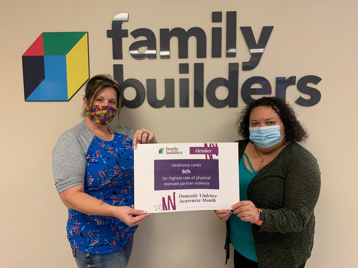 According to the National Coalition Against Domestic Violence, Oklahoma ranks 6th in the nation for the highest rate of physical intimate partner violence? Domestic violence does not discriminate. Please help us spread awareness this month. #DomesticViolence #DVAM #DVAM2020