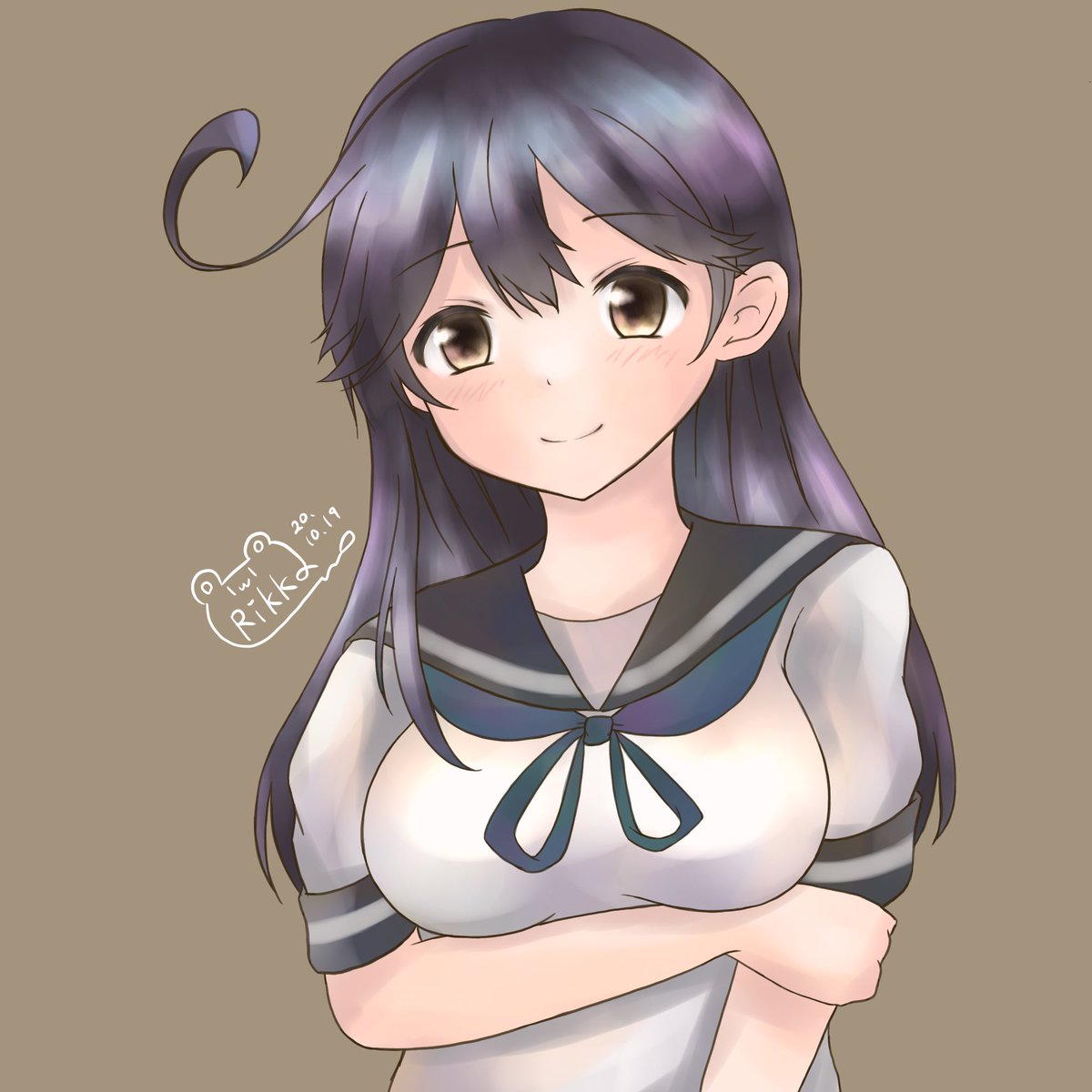 艦これ 潮ちゃん描きました 艦これ好きと繋がりたい 艦隊これくしょん 艦こ 六花のイラスト