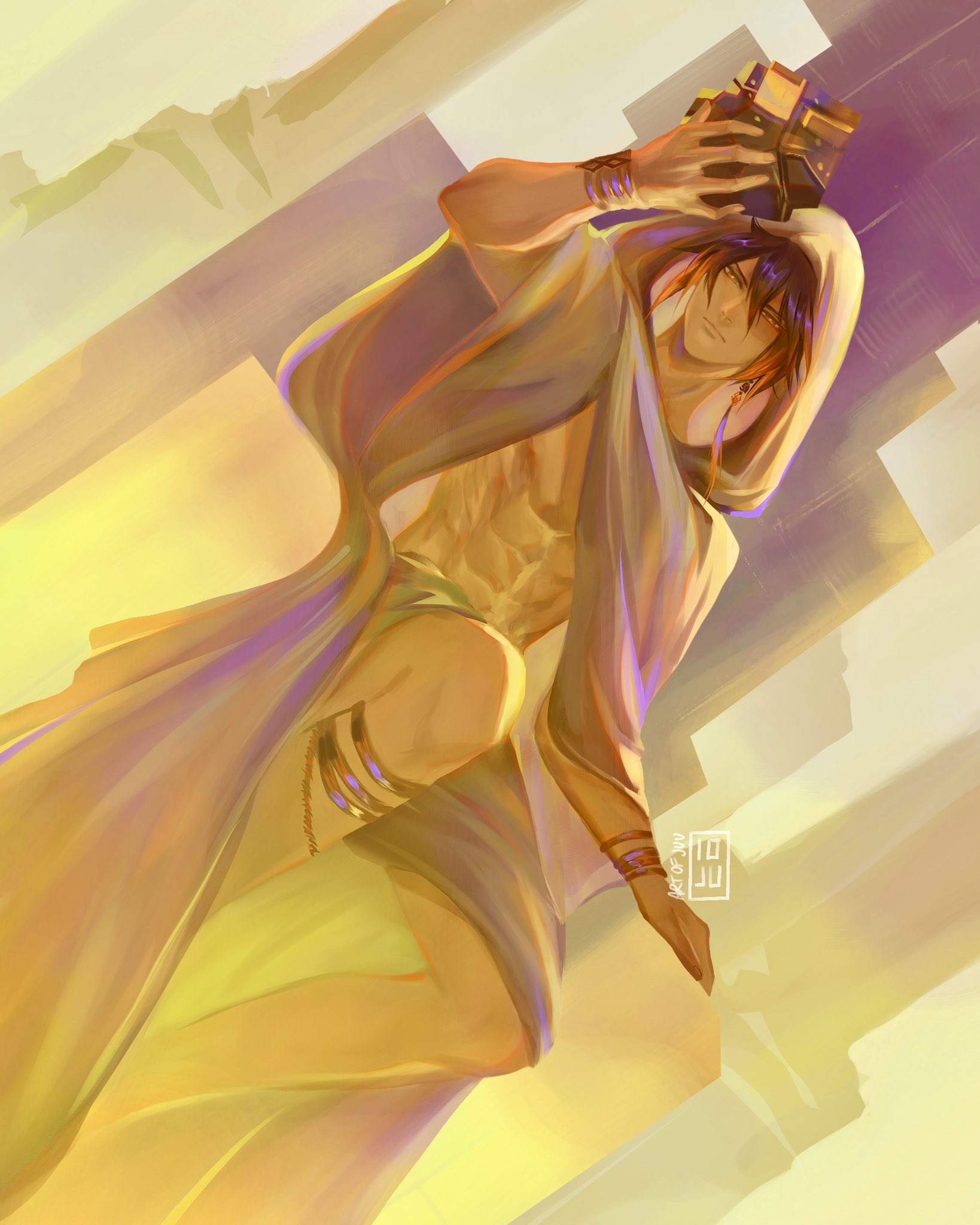 Juu Genshin Impact Zines Geo Archon Illust Genshin Impact Fanart