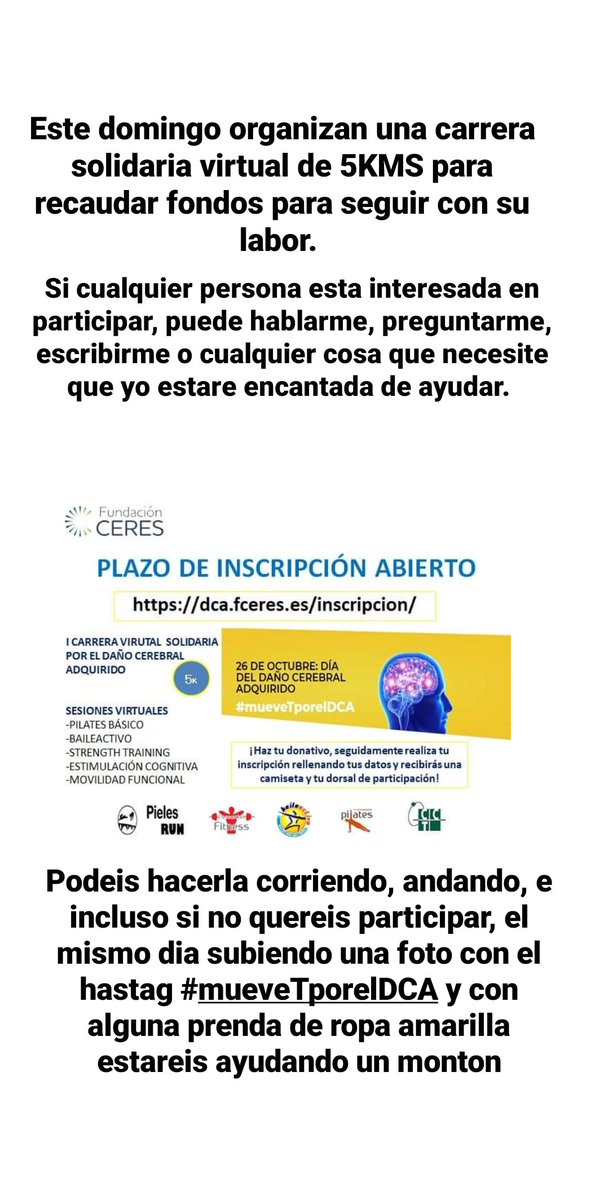 Paulaubeda26's tweet photo. Si podeis compartir, difundir o participar os lo agradeceria un monton 🙏 https://t.co/mYdW4rT4kV
