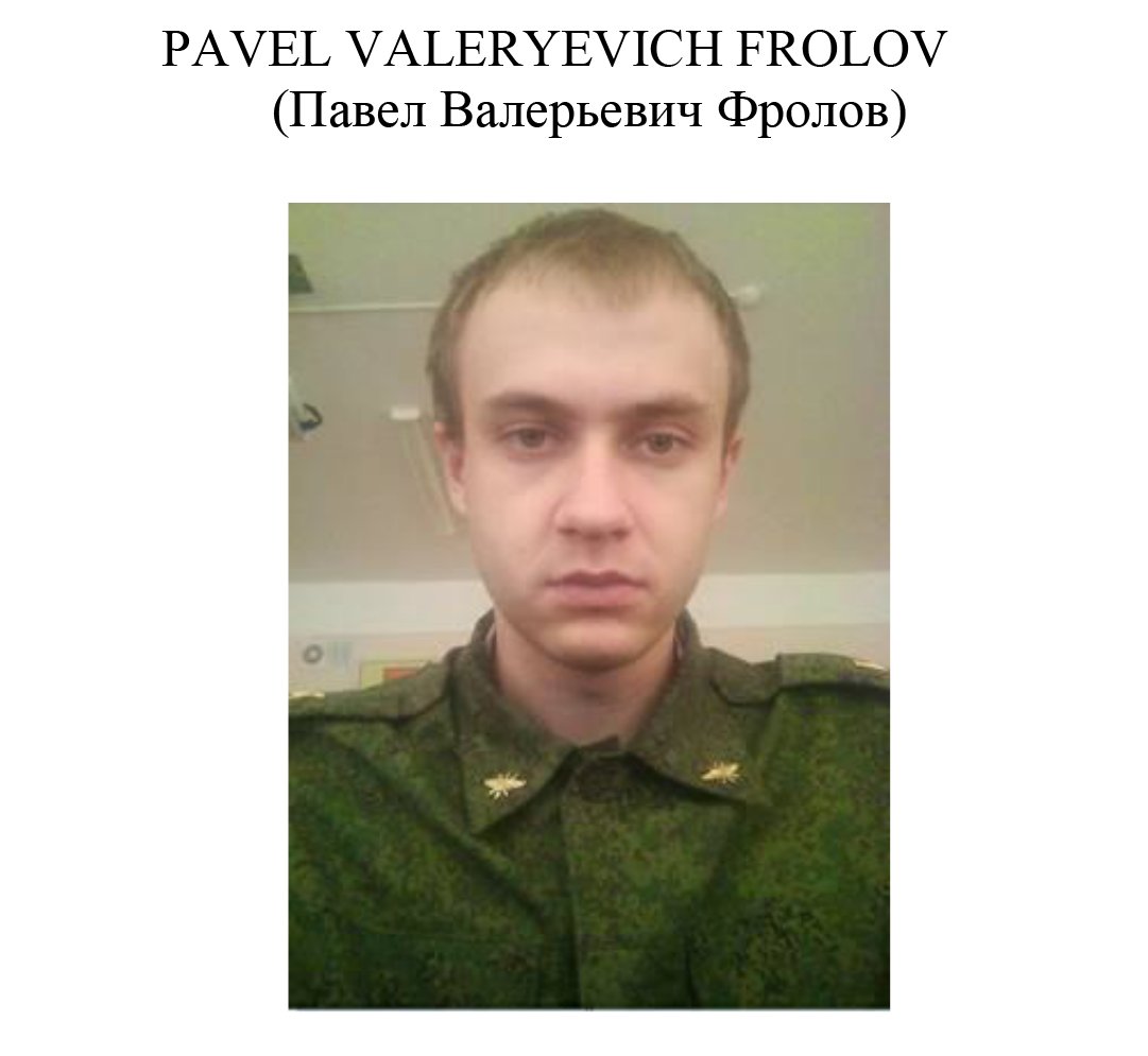 GRU suspects include: Yuriy Andrienko, Unit 74455 officer worked with Pavel Frolov, Sergey Detistov and Petr Pliskin to develop the  #NotPetya malware variant aimed at Ukraine, France, US civilian targets, 2018 Olympic targets, OPCW and others.