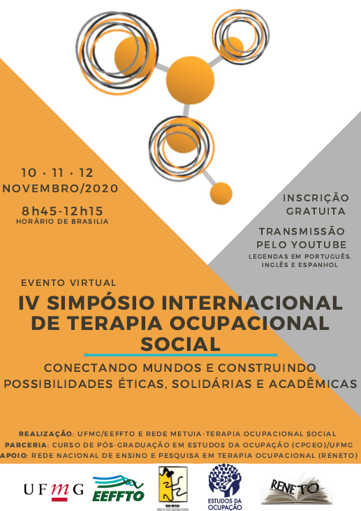 eeffto_ufmg's tweet photo. O IV Simpósio Internacional de Terapia Ocupacional Social conta com inscrição gratuita e legendas em três idiomas, para receber os palestrantes de África do Sul, Brasil, Chile, Inglaterra e País de Gales. https://t.co/jeynsfaUrG
#EEFFTO #UFMG #SITOS #TerapiaOcupacional https://t.co/Rv054Tno3D
