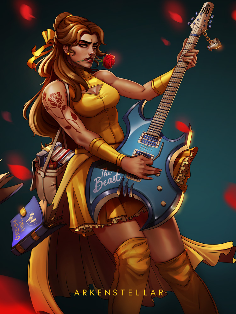 Arkenstellar's tweet photo. #belle #BeautyAndTheBeast #disney #disneyart #WaltDisneyWorld #fanart #digitalart #conceptart #characterdesign #characterart #rock #illustration #artwork #fantasyart #Creative  #colors #dtiysoff #drawthisinyourstyle #aestheticart #procreate #dtiyschallenge #oc #drawing #art https://t.co/jf8ylb4JtZ