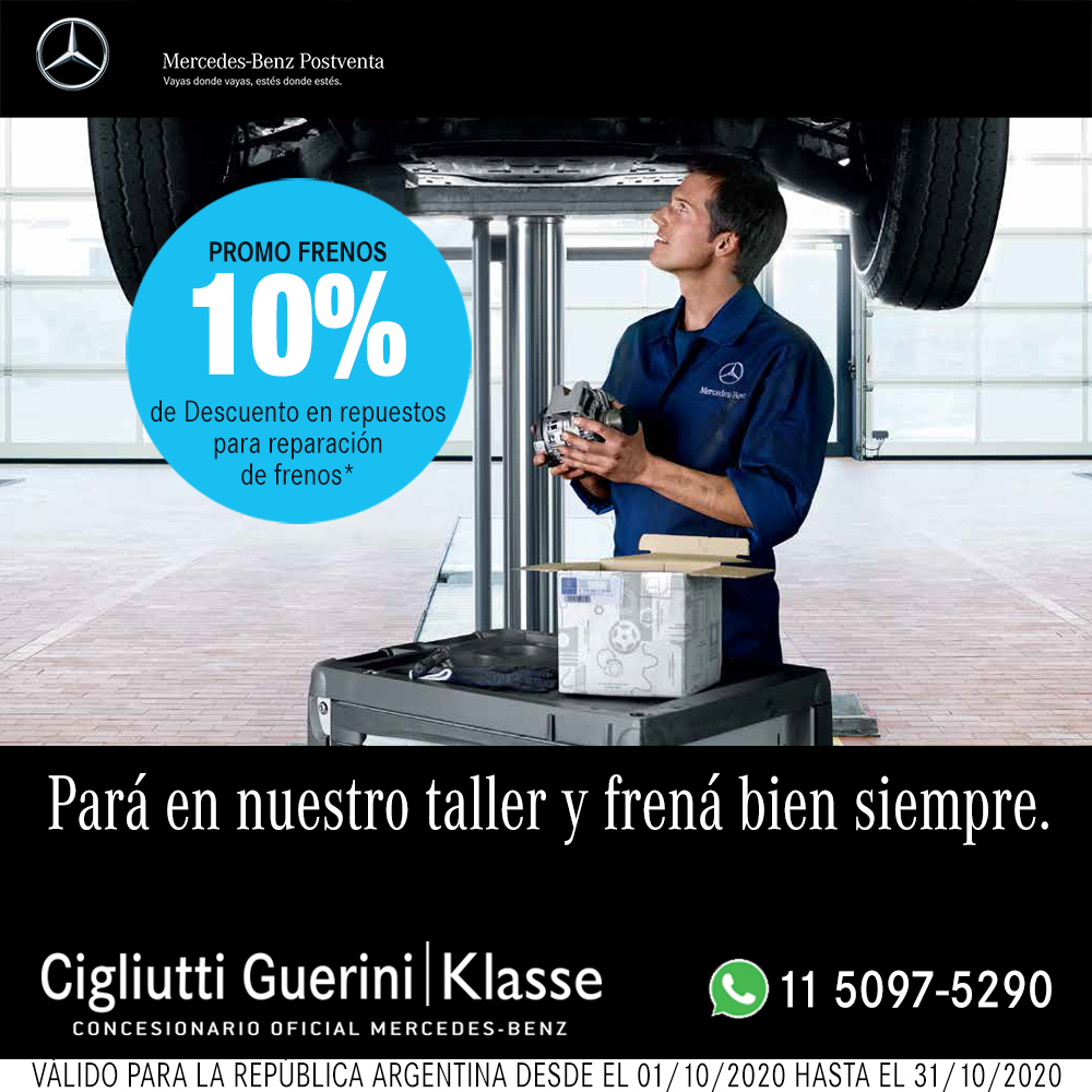 KlasseMB's tweet photo. 📢📢📢 Aprovechá la Promo Frenos para tu Van Mercedes-Benz.📢📢📢

Lunes a viernes de 08:00 a 13:00 / 13:30 a 18:00

Por turnos, comunicate al +5491121581781 (Florencia)

OFERTA VÁLIDA EN LA REPÚBLICA ARGENTINA DESDE EL 01/10/2020 AL 31/10/2020 https://t.co/SCeJLREbbH
