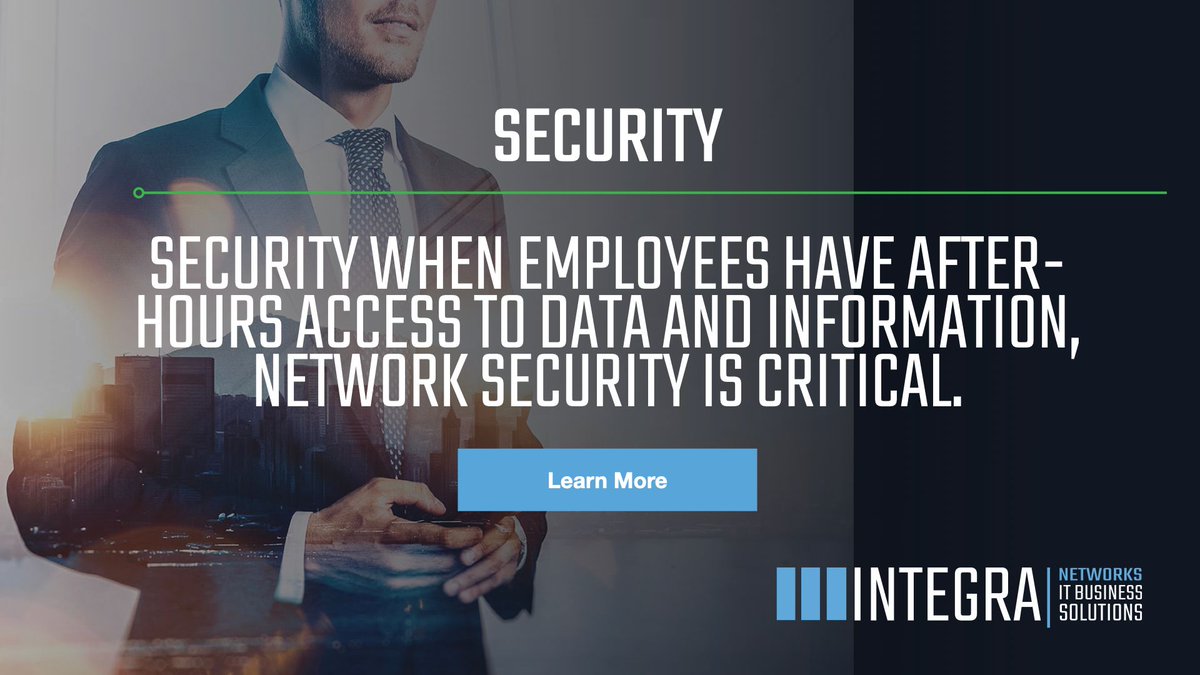 You cannot afford network #vulnerability. Implement the right #securitysolutions today! bit.ly/3bIPaJk #networksecurity #network #cybercrime #cybersecurity #malware #dataprotection #dataaccessibility #modernization #businesscontinuity