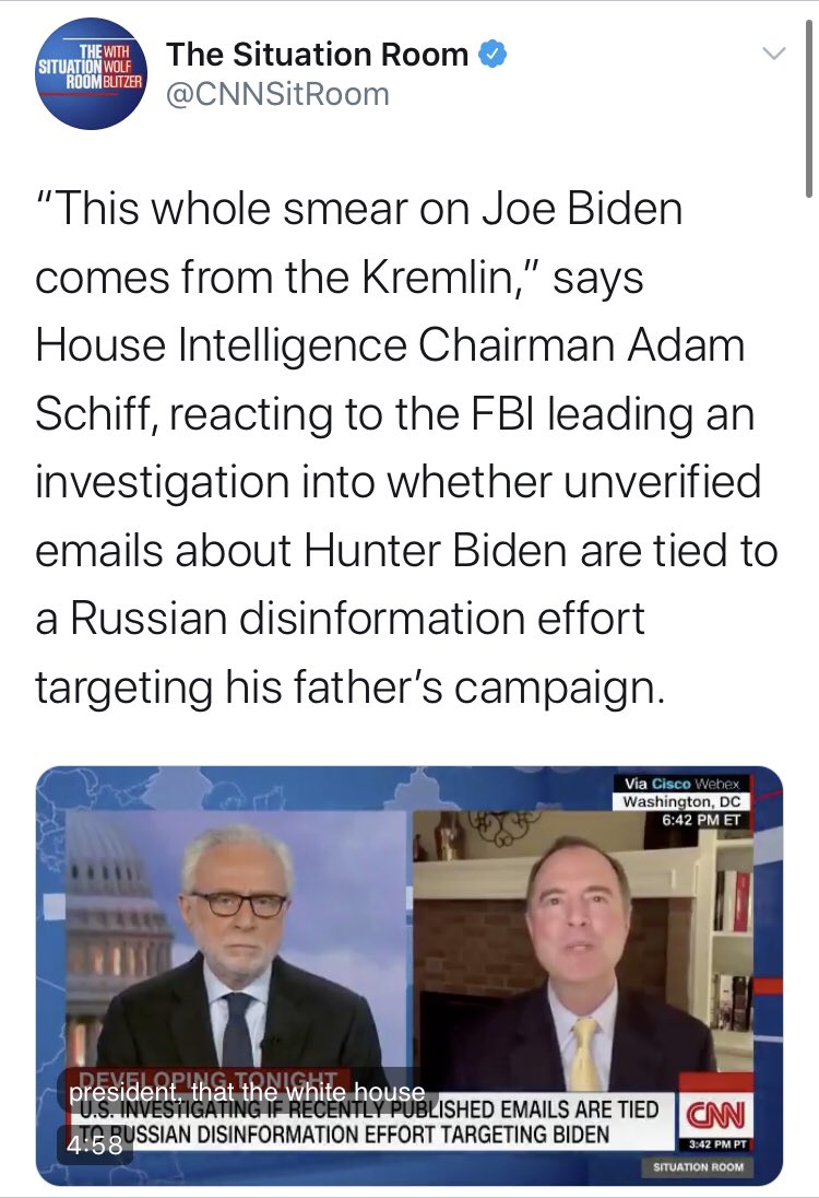 And where could these news outlets be getting their stories?Well, as it happens, many of them are from elected officials paid by your tax dollars. You’ll be stunned, but leading the charge on the latest rash of Russian related hysteria was  @RepAdamSchiff.