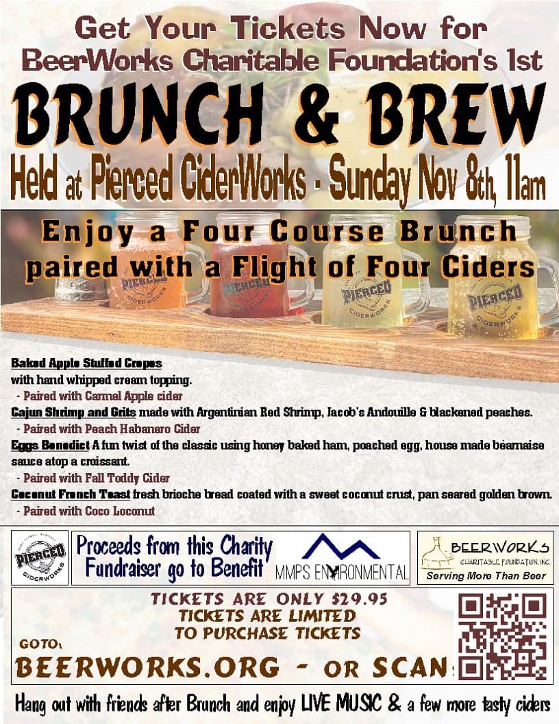 BeerworksCF's tweet image. Few tickets remaining for our first brunch!