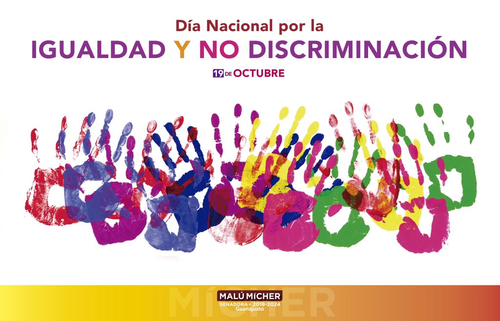 ¡Sí se puede!

Sí podemos tener un México incluyente, donde valoremos la diversidad, donde nadie sea discriminada ni discriminado, donde la inclusión sea un valor irrenunciable.

En ese camino vamos: hacia un país más igualitario.

#19deOctubre #DíaNacionalContraLaDiscriminación