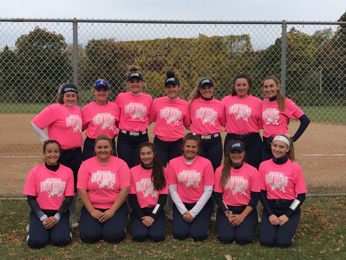 Rochester Lady Lions 18u Showcase rocking their pink t-shirts in honor of breast cancer awareness month. A big thank you to ProNexus and Sammy’s Appliance Service for donating the shirts. 

Rochesterladylions.com