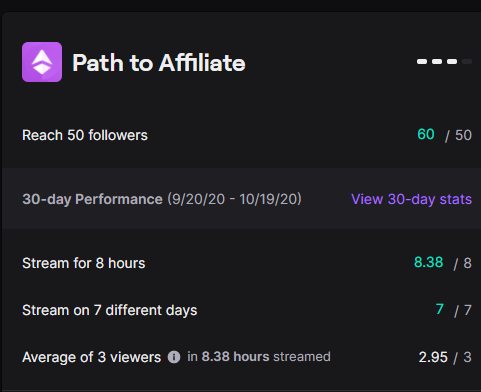 procomfortable's tweet photo. bro istg @TwitchSupport y'all gotta round to the tens place #TwitchAffilate https://t.co/P54OOowSiP