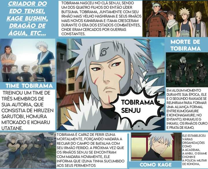 Como o Segundo Hokage Tobirama Senju morreu? - Naruto Hokage