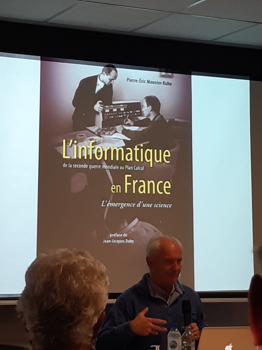 MChBordeaux's tweet photo. Conférence de Pierre Mounier-Kuhn, spécialiste d'histoire de l'informatique, à l'APHID : la naissance de l'informatique comme science et ses liens avec le monde industriel en Isère @MounierKuhn @IsereCulture @UGrenobleAlpes https://t.co/yvukPcBcby