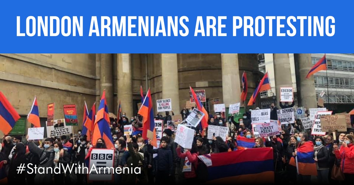 StandWithArm's tweet photo. Breaking News!
London Armenians are Protesting
Join and shut down your nearest intersection
Why is this happening?
Because Turkey is sending Syrian terrorists to attack civilians in Artsakh &amp; Armenia.
#StandWithArmenia and put an end to Turkey’s new ISIS.
#SpeakUp #dontbesilent https://t.co/Z05r0Ohb4t