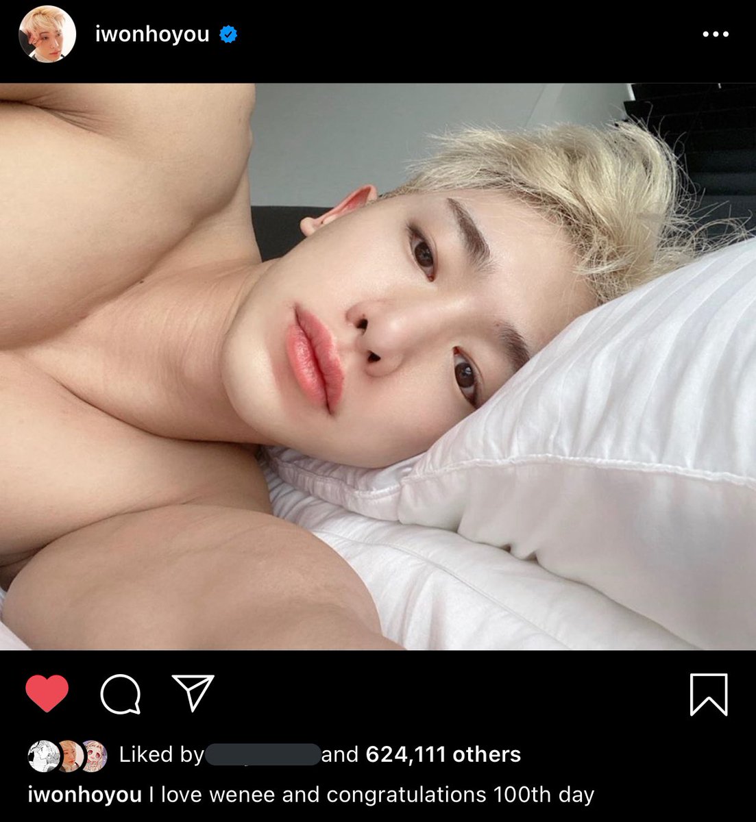 him posting a thirst trap as gift instead of a big ass sappy paragraph telling us how much he loves us