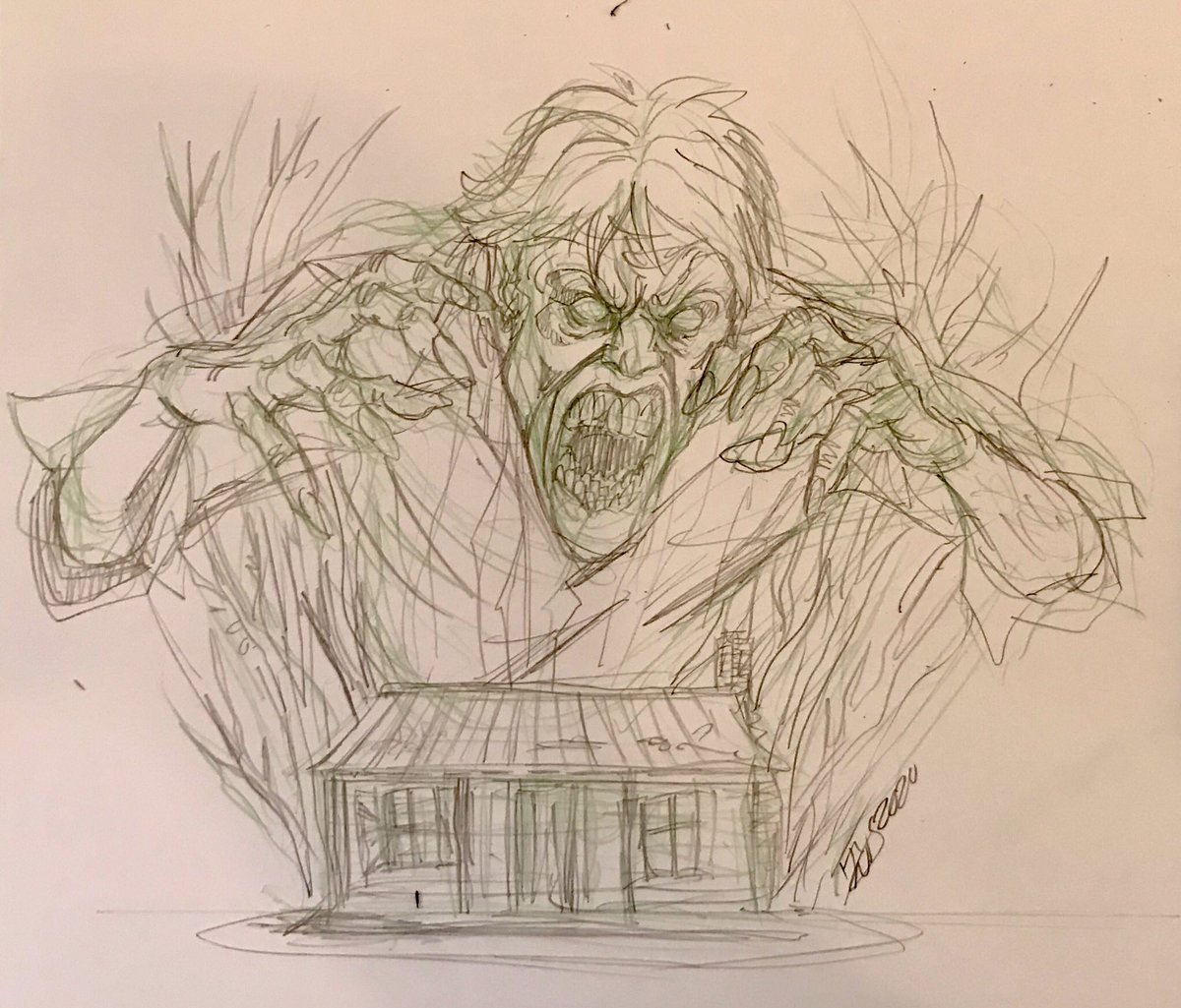 PuisCalzada's tweet image. Evil Ed, Evil Dead 2.
Sketching.
WIP...
#evildead2 #eviled #evildeadmovies #sketching #sketch #pencils #drawing #keepdrawing #lovedrawing #illustration #design #horror #horrormovies #horrorfan #puiscalzadaart