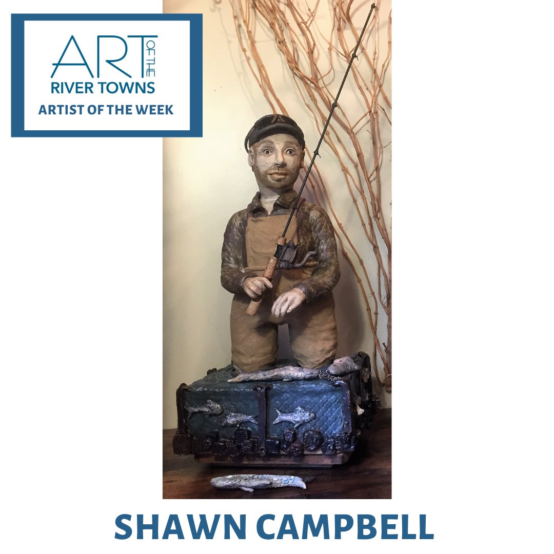 rivertownsmag's tweet photo. This month we are featuring recipients of the Art of the River Towns Juried Show awards. This week’s featured artist is Second Place winner Shawn Campbell. Work by Shawn &amp; over 100 other local artists can be found and purchased  through December 31 at https://t.co/03S7Nu2whE. https://t.co/Mak9asdrrJ