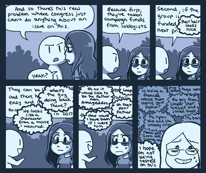 It's #ADHDAwarenessMonth and I wanted to share some older diary comics I made before I got diagnosed.. they make a lot of sense in retrospect lmaoooo

losing track of time, focusing on different kinds of things, brain always whirring away 
