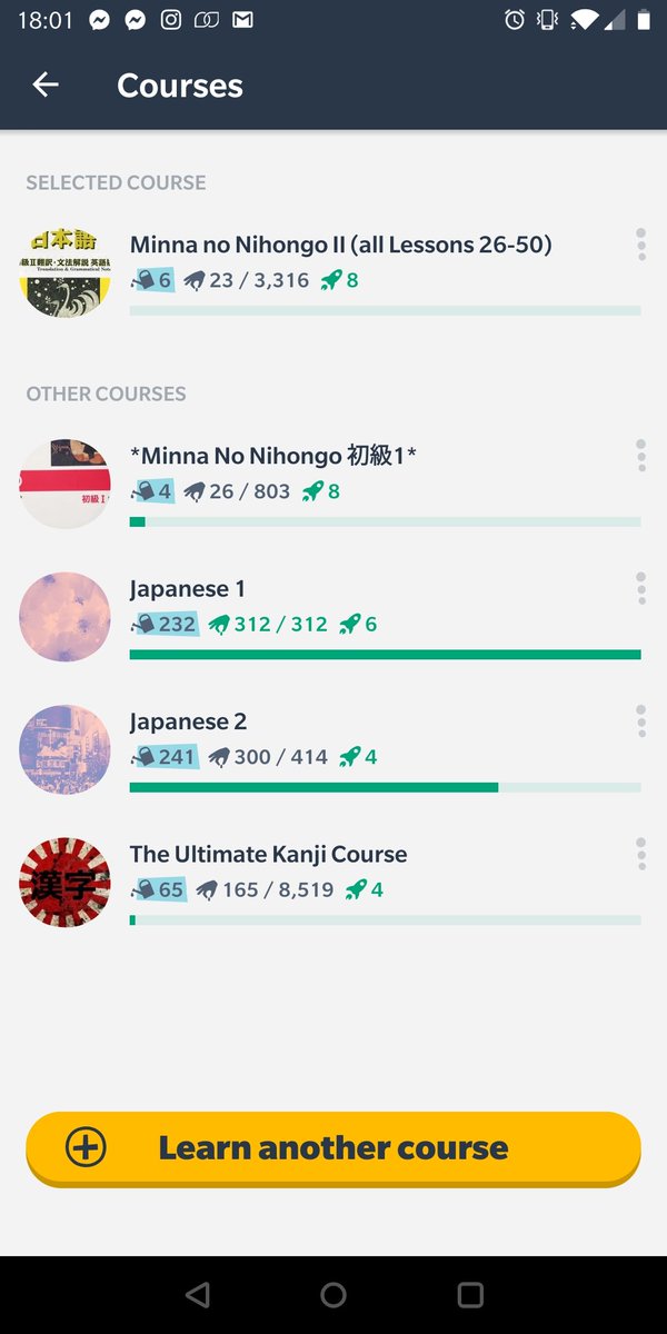 La première application que je vous conseille vraiment, c'est Memrise !La version gratuite vous permet d'accéder à beaucoup de cours, d'audio, de vidéo et vous permet de pratiquer le japonais à tout moment ! (Online)