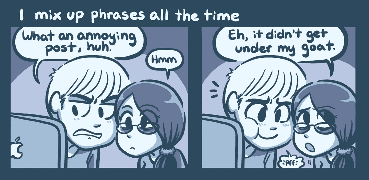 Also I've seen people share a sort of memory loss that involves forgetting words sometimes?? BECAUSE LORD DO I DO THAT CONSTANTLY