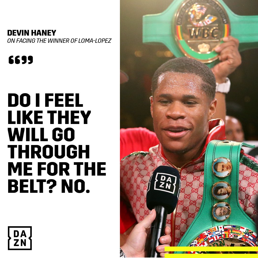 DAZNBoxing's tweet photo. .@TeofimoLopez vs. @Realdevinhaney 2021? 🍿 https://t.co/eCyZByUp0t