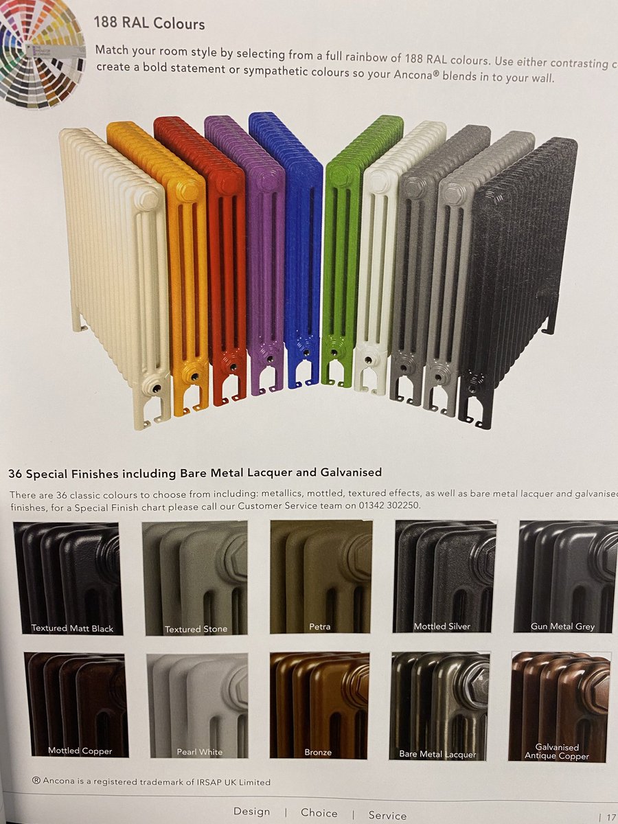 PacsuppliesLtd's tweet image. What colour would you chose? Today’s customers have chosen bare metal lacquer and silk grey. Can’t wait to see them! Huge range of colours available from @TheRadiatorCo &amp;amp; @supplies4heat all available quickly via @PacsuppliesLtd