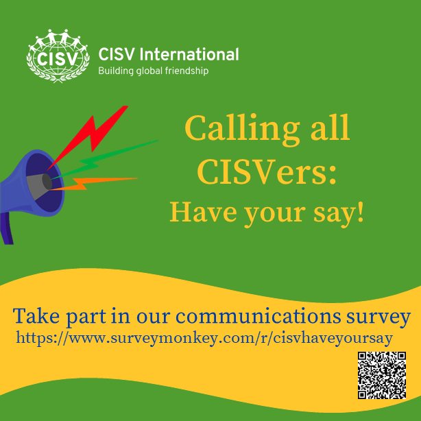 CISVofficial's tweet photo. We want to hear the views of CISVers past and present on how CISV International communicates with you: take part in our survey!
It's open until 31 October 2020. 📢💻📱📆 #cisvhaveyoursay #cisv #make2020count
https://t.co/uGzDSaNfIw https://t.co/2ni6d6CVzq