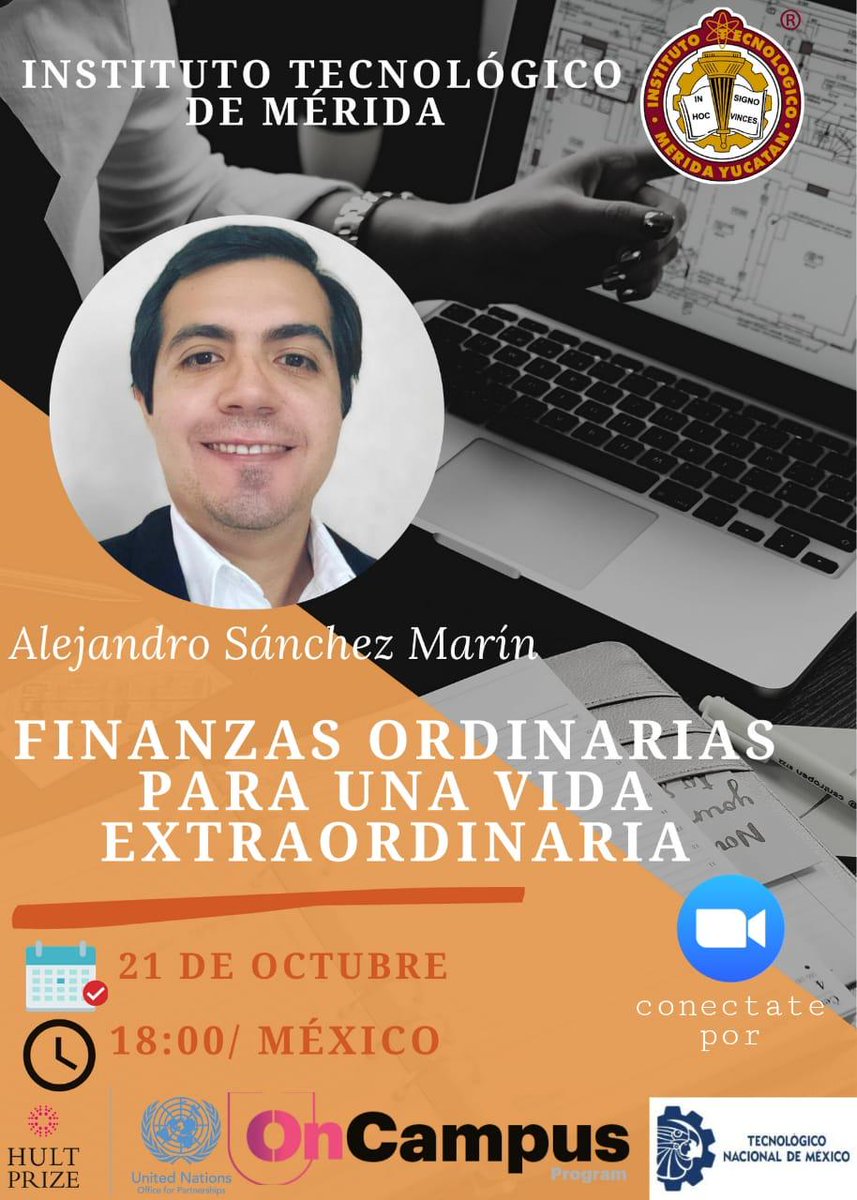 itmerida's tweet photo. Y siguiendo con las actividades, este 21 de octubre a las 18:00 hrs Tendremos el webinar "FINANZAS ORDINARIAS PARA UNA VIDA EXTRAORDINARIA. impartida por Alejandro Sánchez https://t.co/5d8xYJ34Wz de acceso https://t.co/mQRuTHhSOt  Acceso desde las 17:30 hrs https://t.co/ISNkSvc8bs