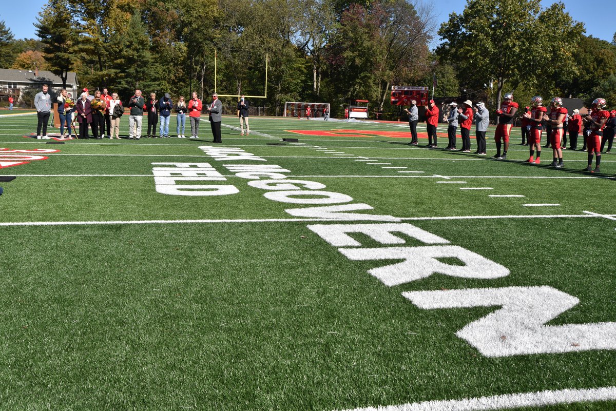BCpresident0718's tweet photo. Saturday was an amazing day as we unveiled, blessed, and dedicated our playing field to our beloved athletic director, Jack McGovern '76.  

Thank you to the Eamon Bednarcik '21 and our BCTV team for this great video: https://t.co/3rz6ptuvkF and Chris Marksbury for the photos! https://t.co/oZWxoYTXfj