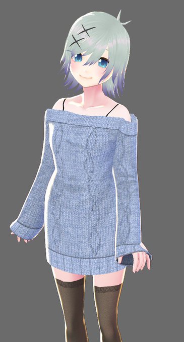 肩出しワンピースのtwitterイラスト検索結果