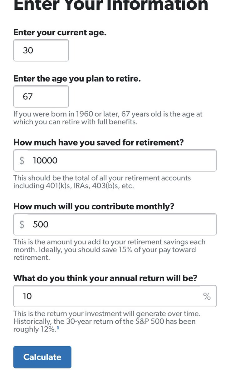 Looking awesome! A $200k investment over 32 years gets you a portfolio worth over 1.6 millionNow, let’s say that instead of investing at 35, you invest at 30. A little more time to grow, a little more money to invest