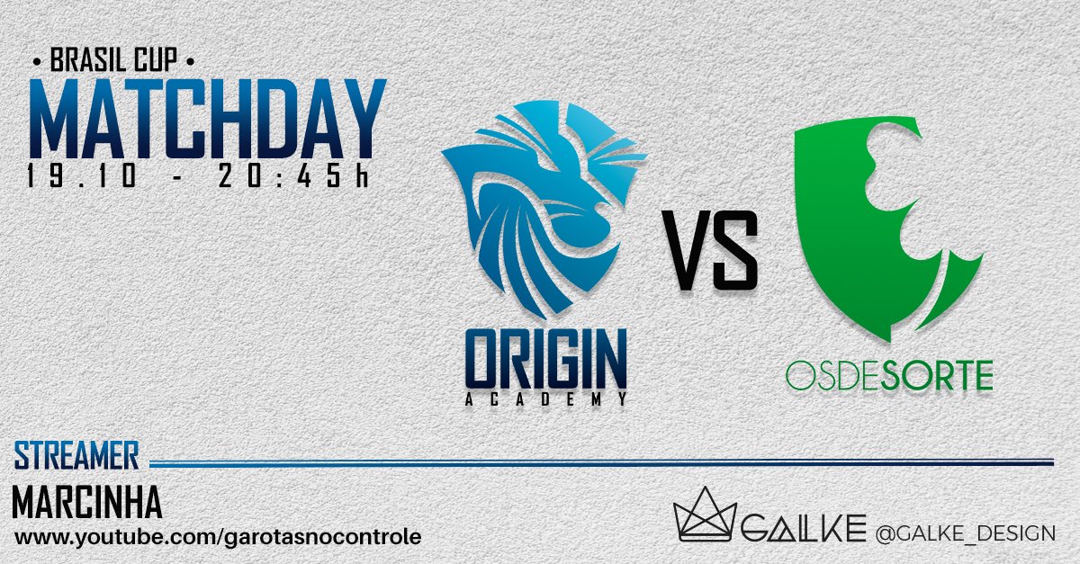 Salve Lions 🦁 ! 

Hoje os nossos leões terão um jogo duro pela frente contra a equipe @OsDeSorteTeam, às 20:45 Hrs, valendo a vaga na semifinal da @BrasilCup_  e o jogo será transmitido no canal da <a href="/Marcinha_royale/">Marcinha code: garotas</a> no YouTube.

Contamos com a torcida de vocês !

#GoLions
