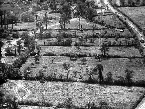 7 of 22:These man-made earthen walls were created to split the farms in Normandy. During the war, they established terrain perfectly suited for defensive action.