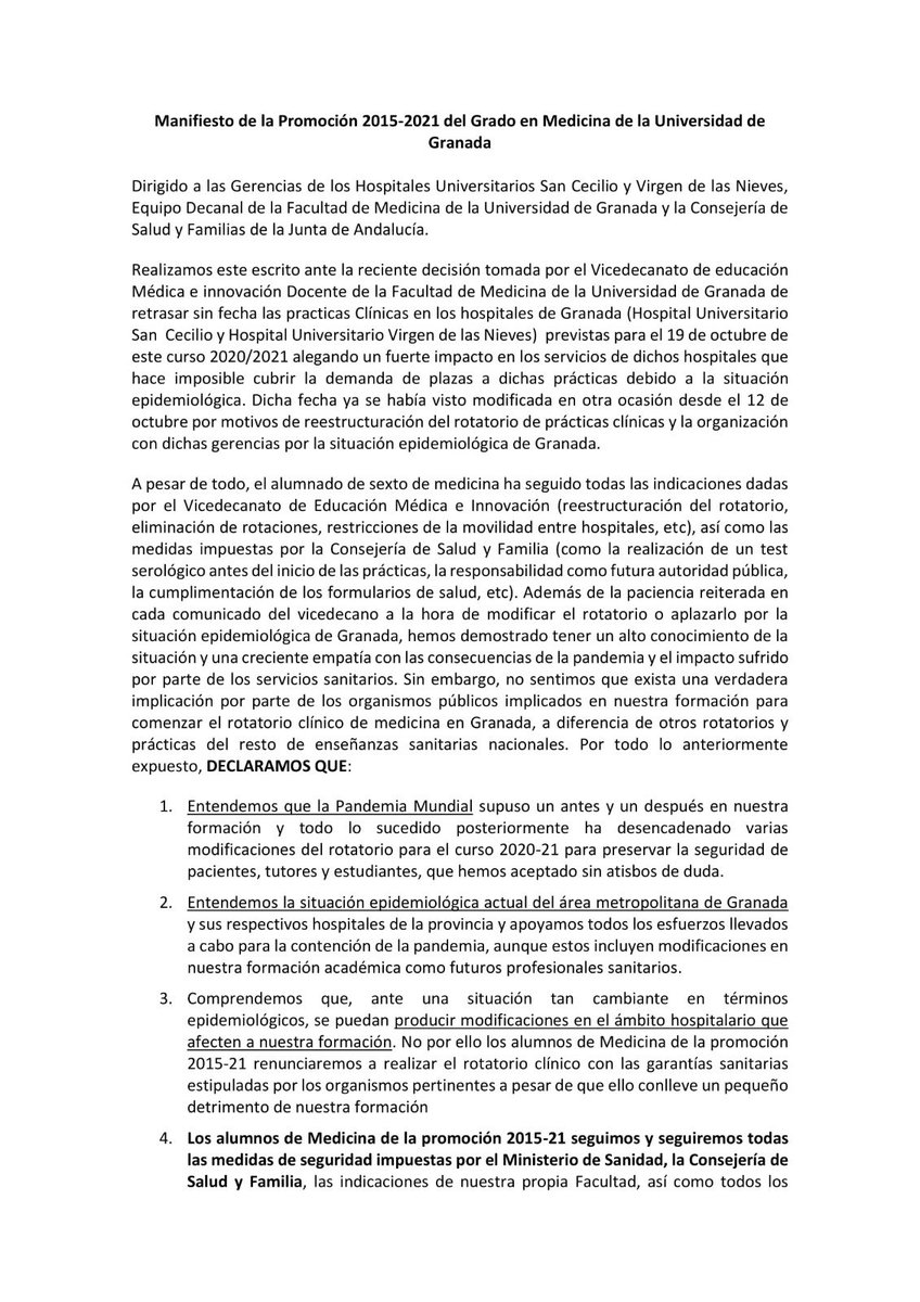 CarmenAguileraO's tweet photo. #NoSinMisPracticasMedicina #UGR #SAS https://t.co/qsKsuaiRqR