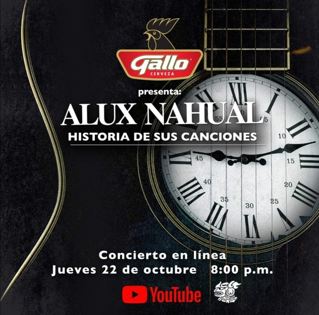 AluxNahualOfici's tweet photo. Amigos, recuerden que este jueves tenemos una experiencia íntima como no la han tenido con Alux. Suscríbanse a nuestro canal de @YouTube para que les llegue la alerta: AluxNahualTV

Gracias a @Cerveza_Gallo https://t.co/Ibk9WUigxh