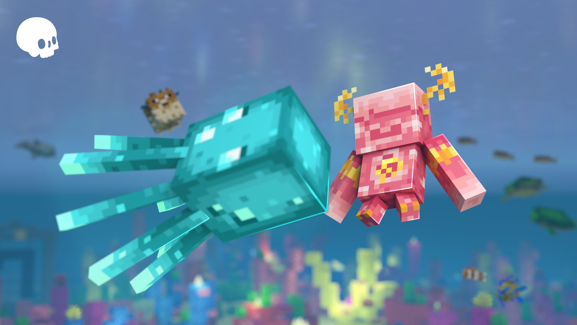 Chibi Minecraft Inktvis Page 3 | Minecraft Octopus Images Free