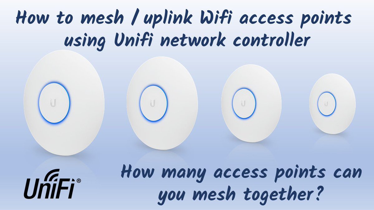 ItsInsideWire's tweet photo. How many @ubnt access points you can mesh together? Check out the video below. 

https://t.co/N5uuJDEnwO

#unifi #ubiquiti #ubiquitinetworks #acpro #meshnetwork #mesh  #meshnetwork #network #youtube #setup  #config https://t.co/AF5LXTnudK